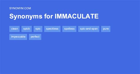 immaculate antonyms|IMMACULATE .